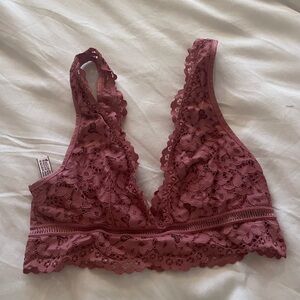 Lace Bralette in Pink